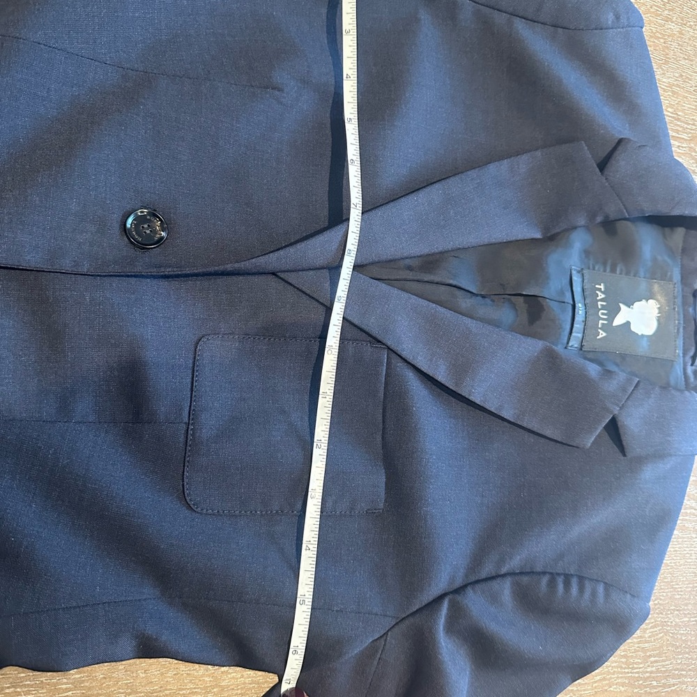 Talula Babaton Exeter Blazer Navy Blue size 6 - Picture 2 of 5